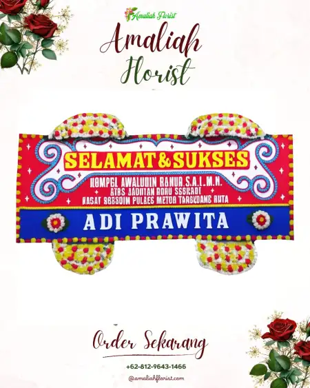 Papan Bunga Ucapan Selamat Sitahuis