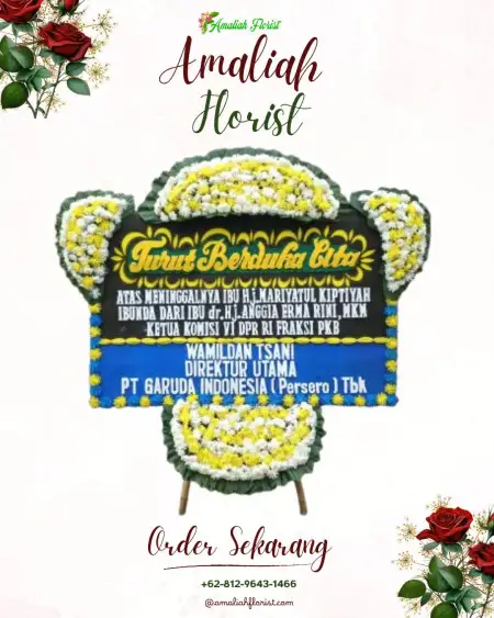 Papan Bunga Duka Sitahuis